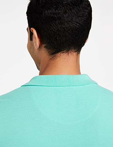 Image of Amazon Brand - Symbol Men's Cotton Rich Solid Polo Tshirt | Collar Tshirts | Half Sleeves | Plain-Regular Fit (Available in Plus Sizes and Combo Pack of 2)
