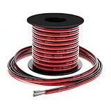 【Weit verbreitet】 Dieser 18AWG Silikondraht ist geeignet für alle Arten von Elektro- und Elektronik, wie Autos, Batterien, Lampen, Haushaltsgeräte, elektrische Heizungen, Messgeräte, Instrumente, Motoren, Flugzeugmodelle, Automodelle, Schiffsmodell und digitale Felder.
