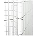 vidaXL 8 Panel Galvanized Iron Rabbit Enclosure | Adjustable Outdoor Playpen, Durable & Compact Design, Secure Space for Small Animals, Easy to Assemble