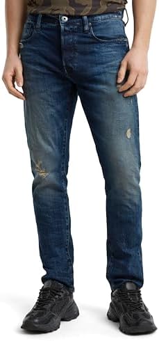 G-STAR Herren 3301 Slim Jeans, Blau (Worn in Mountain Dusk Destroyed 51001-D498-G816), 29W / 32L