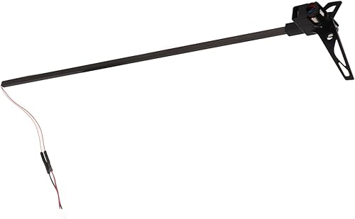 Miniatura 7 de Varilla de cola de helicóptero, juego de motor de cola de helicóptero RC de aleación de aluminio, negro duradero para helicóptero RC para XK