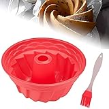 🍰🎂【GUTE ANTIHAFTEIGENSCHAFTEN FÜR EINFACHEN ZUGANG UND REINIGUNG】: Die Kuchenform hat gute Antihafteigenschaften und Sie können den gebackenen Kuchen nach dem Backen leicht aus der Form lösen, er bleibt nicht an den Formschlitzen hängen. Die Kuchenform ist schnell und einfach zu reinigen. Sie kann direkt in der Spülmaschine gereinigt werden, wodurch das mühsame Abwaschen von Hand entfällt und das Backen einfacher und angenehmer wird