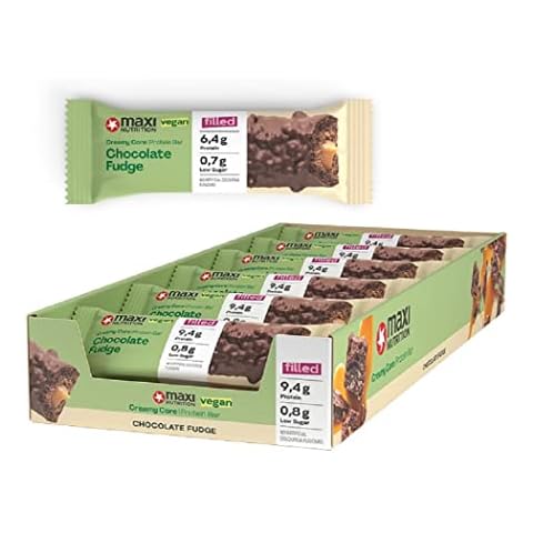 MaxiNutrition Vegan Creamy Core Bar Chocolate Fudge Cover