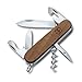Price comparison product image Victorinox Spartan Wood Swiss Army Knife, Medium, Multi Tool, Camping Knife, 10 Functions, Blade, Can Opener, Wood Brown