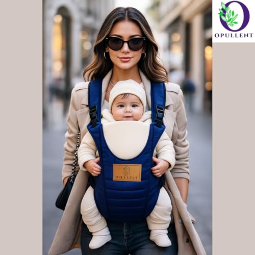 Image of baby carrier for 0 to 3 year baby | Infant& Child Holder Carrier Kangaroo Bag | 4-in-1 Adjustable with Safety Belt & | Padded Shoulder Straps | Comfortable Baby Backpack for Newborn (Rabbit Carrier Blue)
