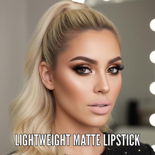 The 12 Best Everyday Lip Colors for Fair Skin That Actually Flatter Women Over 50 3 Mynena Soft Peachy Pink Matte Liquid Lipstick | Long-Lasting Comfort | Smudge-Proof Transfer-Resistant Vegan & Cruelty-Free | Full Coverage Non-Drying True Pigment | All-Day Wear Lip Color | Amelia