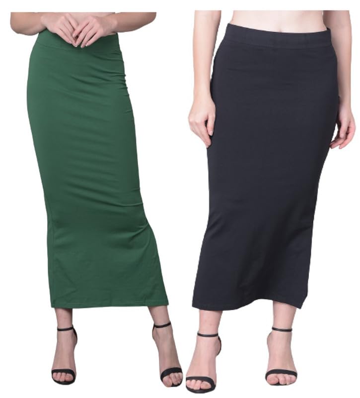 Image of Comfort Lady Women Cotton Blend Saree Shapewear /Saree Shapers Underskirt /Saree Petticoat