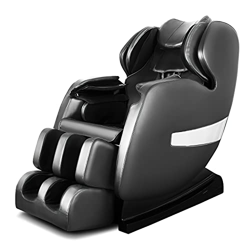 Massage Chair, Zero Gravity Massage Chair Full Body Shiatsu Electric Massage Chair with S-Track, 3D Massage Chairs Full Body and Recliner with Heat,Vibrating & Foot Roller,Black