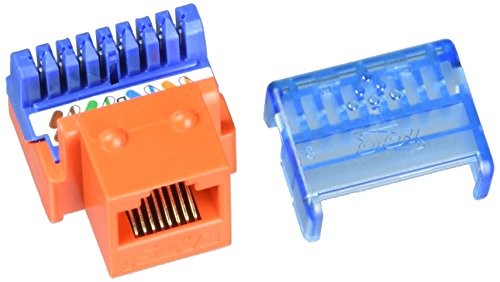 ICC ICC-CAT5JKPK-OR IC107E5COR - 25PK Cat5 Jack - Orange