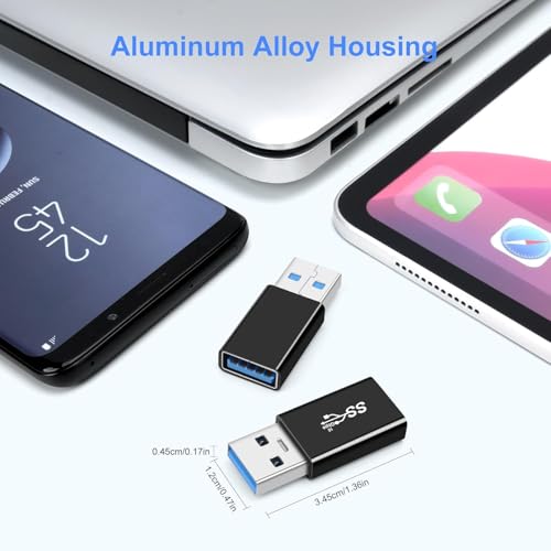 Image of REDWIND USB Male to USB Female Connector, USB3.0 to 3.1 Adapter, USB-A Male to Female Joiner Plug Coupler Extender USB3.1 Gen 2 Super Speed Charging and Upto 10Gbps Transfer Speed Type A