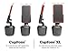 WeatherTech CupFone XL with Extension – Adjustable, Universal Cup Holder Phone Mount Accessory for Car – Compatible with iPhone & Other Smartphones – Open Access Design for Cell Phone Charging