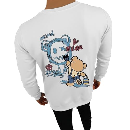 Pull col v pour mi-épais style polo classique avec imprimé unique