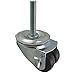 Dual Wheel Swivel Caster w/Brake, 2 in, 200 lb