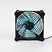Quiet 120mm USB Laptop Cooling Fan Stand for Routers Networking Devices Gaming Consoles and Computer Equipment Cooling USB Powereds Fan