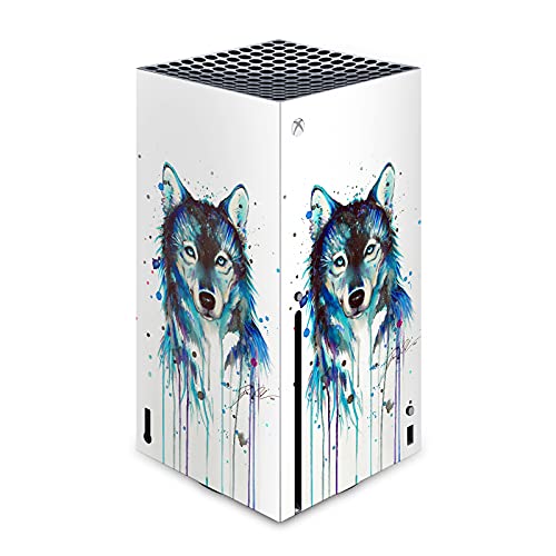 Autocollant de jeu pour console Xbox Series X skin vinyle Pixie Cold Loup de Glace