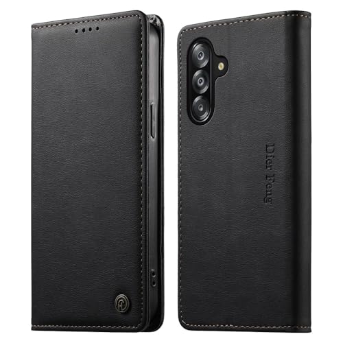 Housse Samsung S26 Ultra portefeuille en cuir noir idéale pour vos voyages