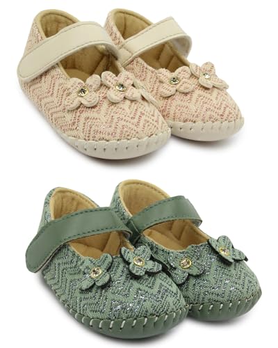 See full amazon price history chart for Neska Moda Set Of 2 Pair Baby Girls Hook & Loop Synthetic Leather Belly Sandal/Booties For 6 To 12 Months(Beige,Green)-BT1897andBT1898 Neska Moda Set Of 2 Pair Baby Girls Hook & Loop Synthetic Leather Belly Sandal/Booties For 6 To 12 Months(Beige,Green)-BT1897andBT1898 (B0D25HQPN9) Amazon Price History, Amazon Price Tracker