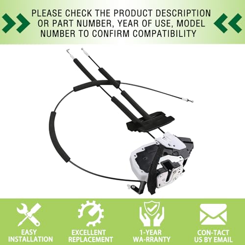 Image of Door Lock Latch Actuator Assembly Front Left Driver Side Compatible with 2008-2013 Infiniti FX35 FX37 FX50 2014-2017 QX70 Replaces 80501-1CA0A 805011CA0A