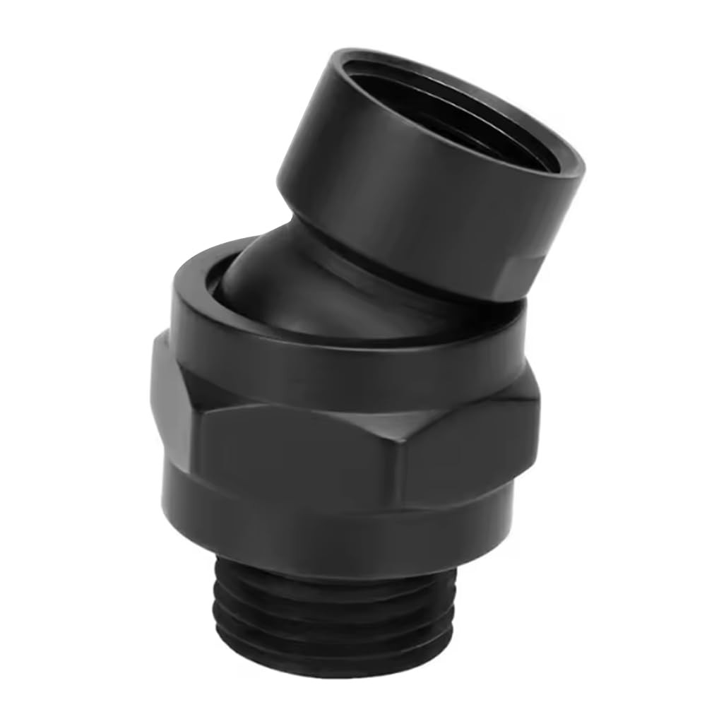 CTRLZS 360° Universal Shower Head Universal Connector Joint Fits Fixed Hand Held Rain Shower Heads