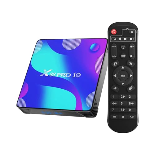 Android 11.0 TV Box, Android Box 4GB RAM 32GB ROM RK3318 Quad-Core Support 2.4G /5G Dual WIFI BT 4.0 USB 3.0 4K Smart TV Box