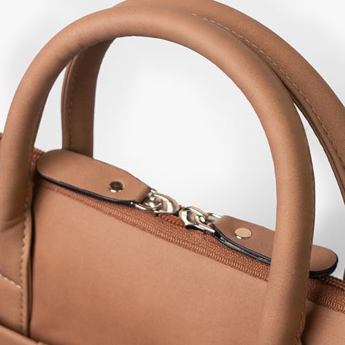 Image of Bellblock Sleek Messenger Laptop Bags For Men /Women Office Use | Travel Friendly With Luggage Strap | Office Bag For Man /Woman | Cotton Canvas | Olive Green (Upto 14 Inch)