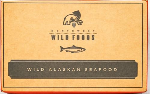 Fresh Frozen Wild Alaskan Sockeye Salmon by Northwest Wild Foods - Lean, Boneless, Skin-on, Sustainably Harvested (12 x 6 Ounce Fillets)
