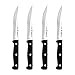 J.A. Henckels 39350-000 EverSharp Pro Steak Knife Set, 4-piece, Black/Stainless Steel