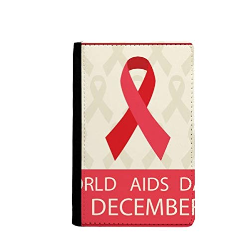 Portefeuille de voyage solidaire avec ruban rouge SIDA pour afficher votre soutien