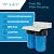 SpiroPure 2 Stage Water Filter Housing Twin 10" / 10x4.5/10 inch BB 2 Filter Housing