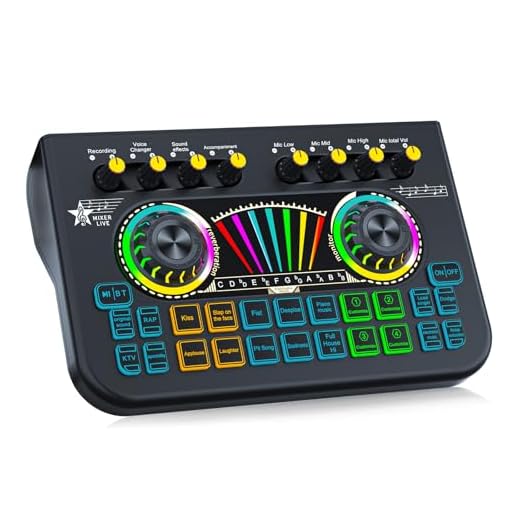 tenlamp Gaming Audio Mixer, X3-B6443
