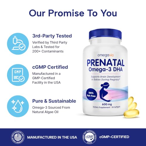 OmegaVia Prenatal DHA Algae Oil