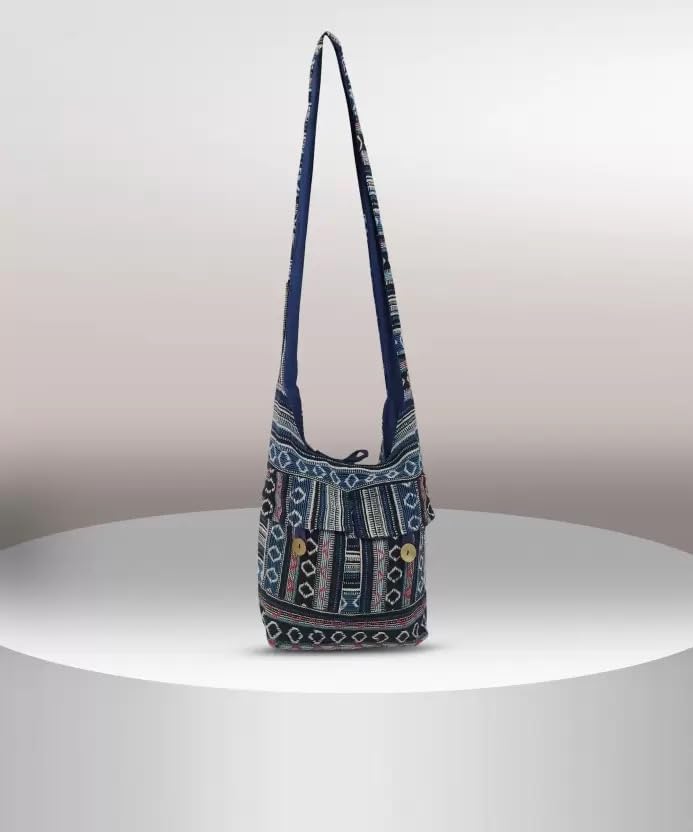 Image of SUVASANA Large Sling Shoulder Bag for Men Women Casual Comfortable Everyday Purse Travel Women's Cross-body Bags