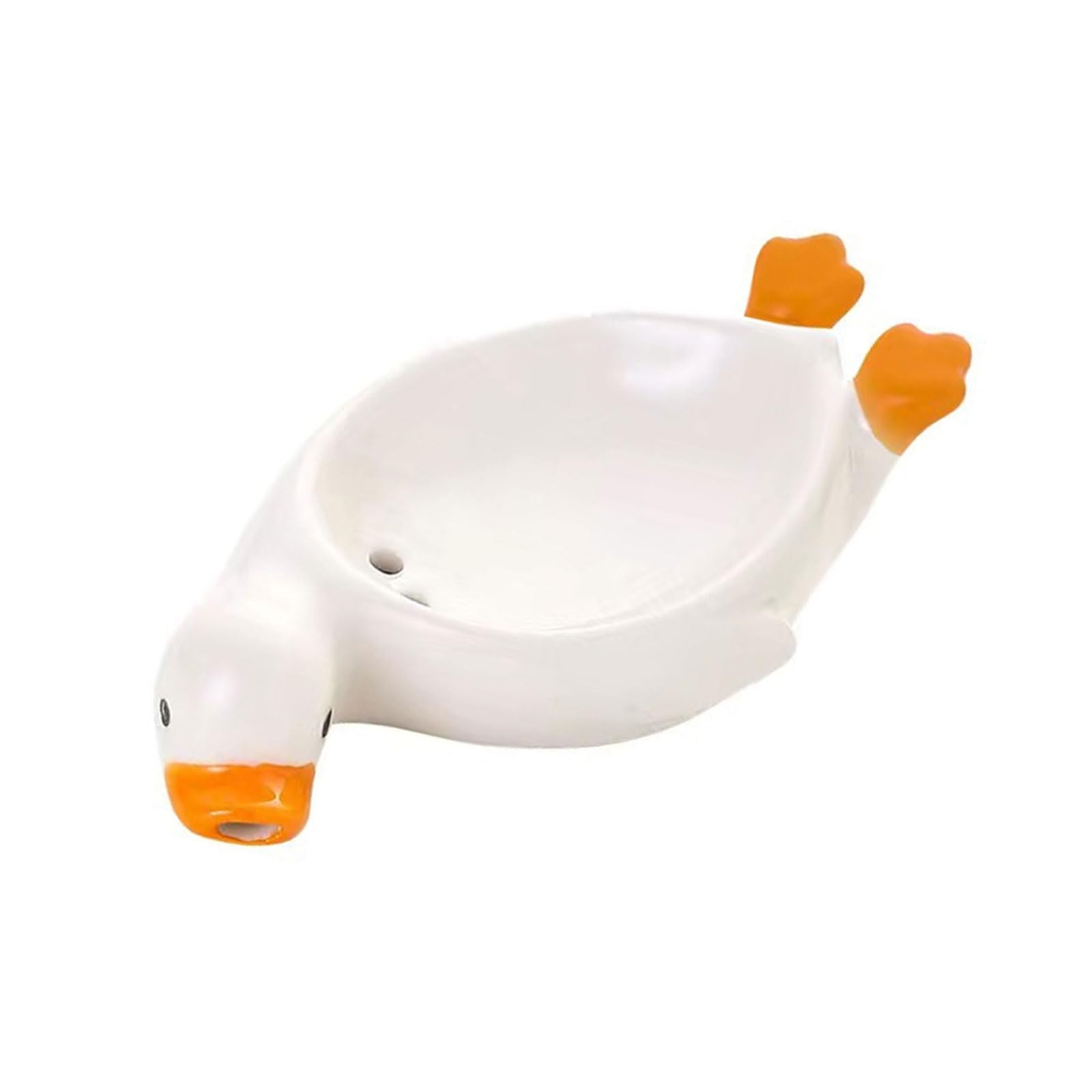 APGLSXY Stylishly Soap Tray Durability Ceramic Soap Tray Featuring Drainage Hole to Keep Drying Easy Cleaning Ceramic