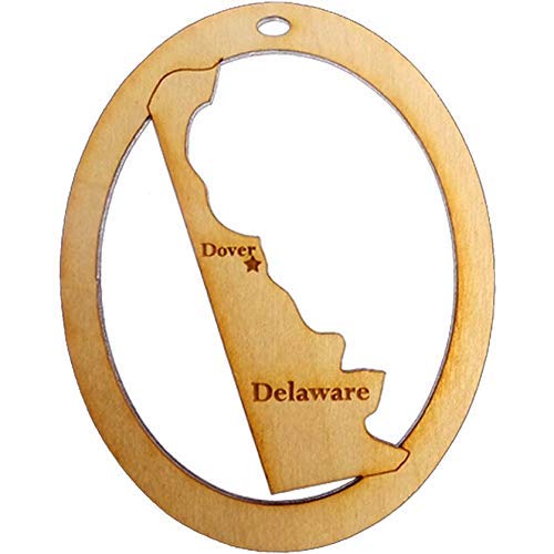 Personalized Delaware Ornament Delaware Souvenirs Handmade Products