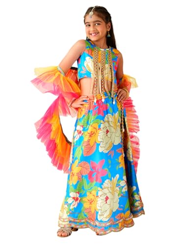 Lehenga choli fille en satin fluide résoud le problème d'inconfort des tenues de fête