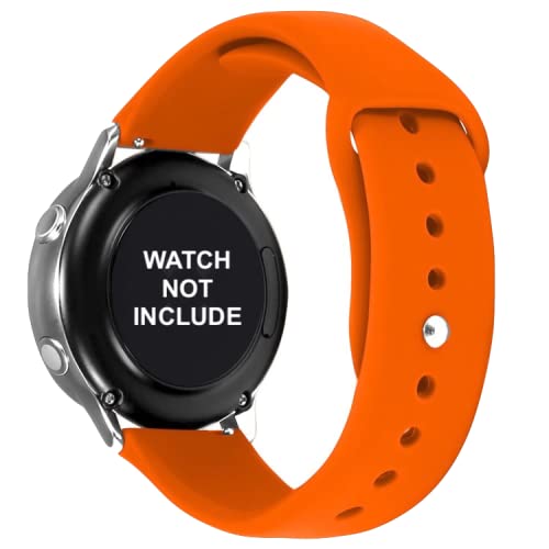 Image of YODI New Edition Soft Silicone Classic Strap Band For Redmi Watch 5 Lite Only [ Not for Any Other Models] (Orange)