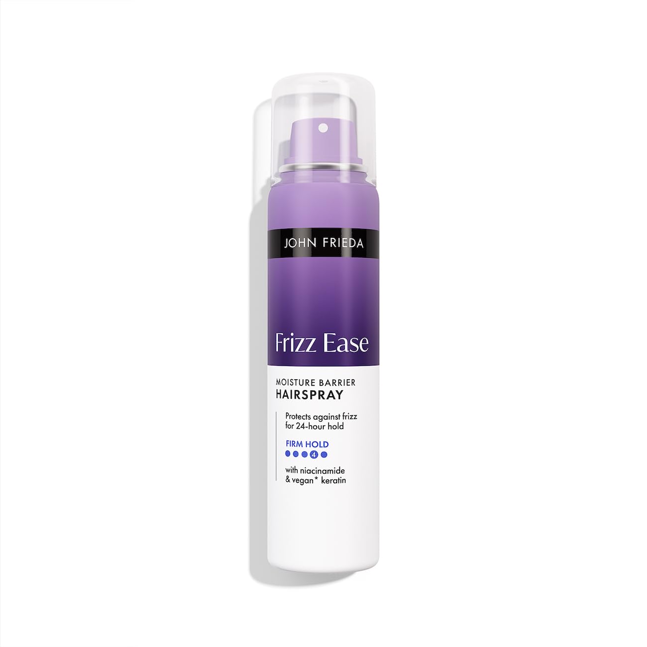 John Frieda Frizz Ease Moisture Barrier Hairspray 75ml. Travel Size Hairspray for Anti Humidity Hair Spray and Flexible Hold