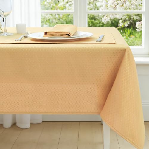 Jacquard Morrocan Rectangle Table Cloth Oil-Proof Spill-Proof Tablecloth