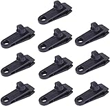 HSTECH 10 Pcs Heavy Duty Multi-Purpose Thumb Screw Tarp Clips with Thumb Screw Tent Tarpaulin Clamps...