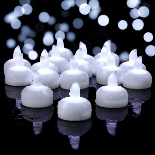 Bougies chauffe-plat LED au design étanche et épuré pour réceptions et spas de luxe