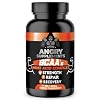 Angry Supplements BCAA Amino Acid Complex Tablets for Workout Recovery, Strength, Repair with L-Leucine, L-Isoleucine, L-Valine, Vitamin B6, and Vitamin E, (1-Bottle 180ct)