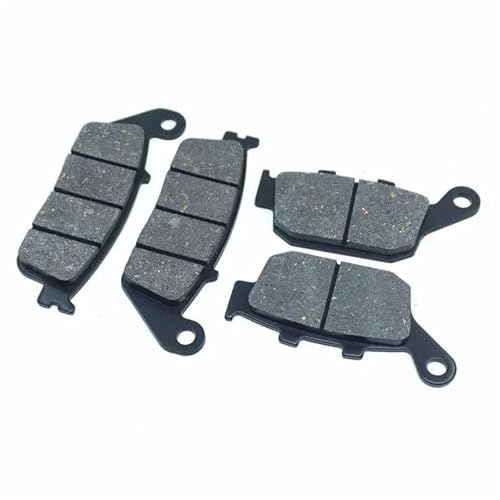 SYMWBD Pastillas Freno Motocicleta para NC750X 2012-2017 2022-2023 NC 750 X 2012-2021 NC750 Delanteras Traseras Reemplazo de Juego de Pastillas de Freno para Moto(Delantero Trasero)