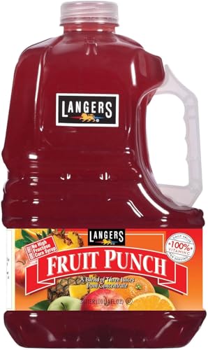 Langers Fruit Punch Juice Cocktail, 101.4 Fl Oz (Pack of 4)