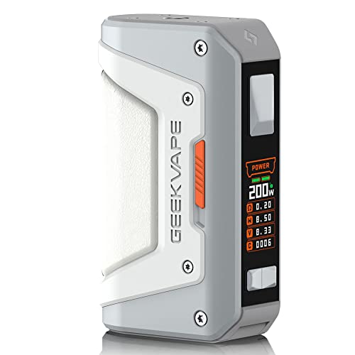 Aegis Legend 2 GEEKVAPE L200 mod haut de gamme en finitions métallisées argent