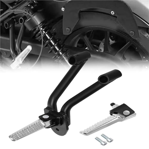 Repose-pieds arrière noirs de qualité pour moto Rebel CMX