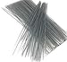 100pcs 7" (18cm) Plastic Clear Twist Ties - Oval