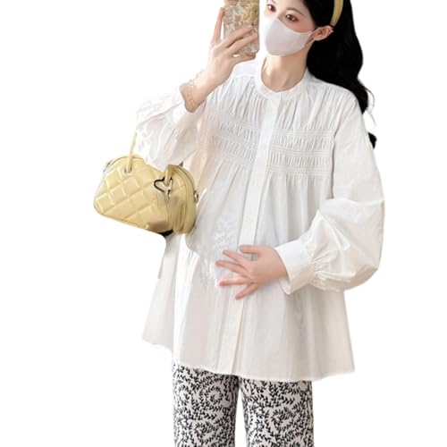 Chemisier maternité en coton doux ample et chic pour femme enceinte