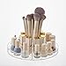 SUNFICON Rotating Makeup Organizer 360 Rotation Cosmetic Storage Holder Crystal Clear Acrylic Makeup Turntable Spin Display Stand Bathroom Bedroom Countertop Vanity Dressing Table Gift Girl Lady Women