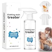 Fleckenentferner Kleidung, 120ml Stain Treater Spray, Tragbar Stain Remover Spray, Ölfleckenentferner für Textilien, Hartnäckige Flecken Schnell aus Babykleidung Entfernen