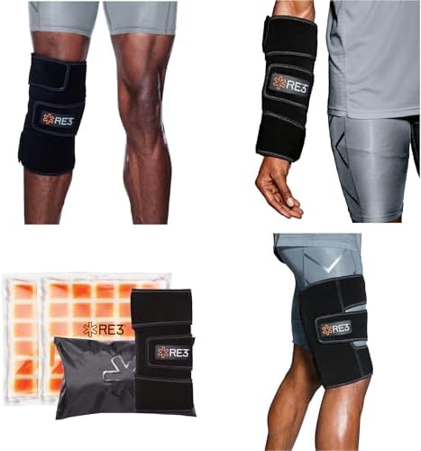 RE3 Ice Compression Pack for Knee, Arm & Leg - Powerful & Effecti...
